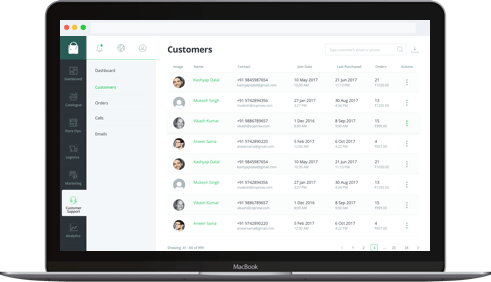 be in total control of the e-commerce website